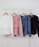 layered blouse Sky Blue(ソラ) free