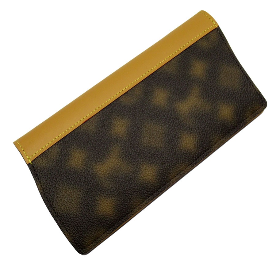 ルイ ヴィトン LOUIS VUITTON 二つ折り長財布 ディス イズ ノット モノグラム ポルトフォイユ ブラザ モノグラムキャンバス/レザー ブラウン メンズ M81596 w0284a