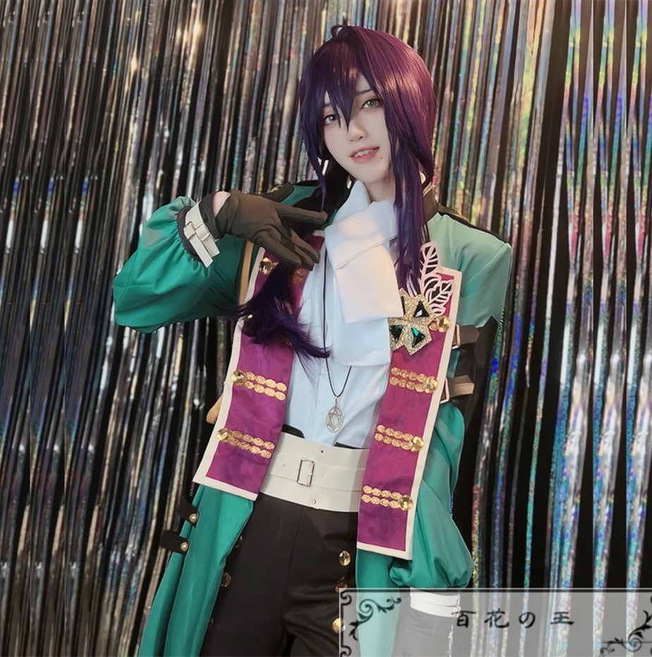 ES あんさんぶるスターズ ALKALOID「Believe 4 leaves」航海心を渡る幻影飛行船 礼瀬マヨイ 風早巽 天城一彩 白鳥藍良 コスプレ衣装 コスチューム ハロウィン 変装 仮装