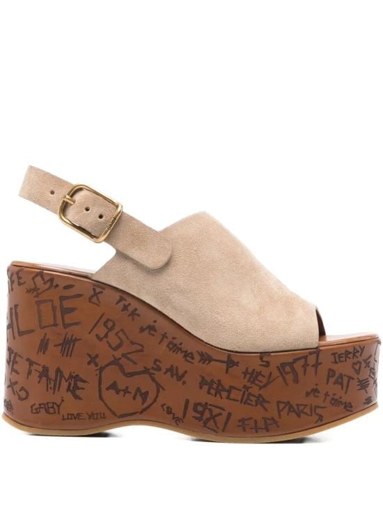 CHLOE Women Sandals CH25A10GRY 751 DESERT SAND