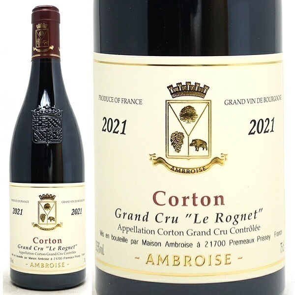 2021 コルトン グラン クリュ ル ロニェ 750ml ベルトラン アンブロワーズ フランス 赤ワイン コク辛口 ワイン ^B0AMCN21^