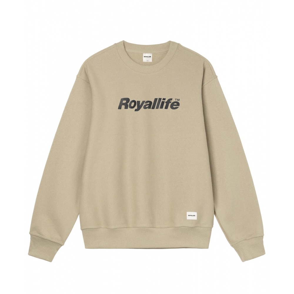 ロイヤルライフ [デューテム会長] RLCN500 オリジナルロゴスウェットシャツ-バニラ