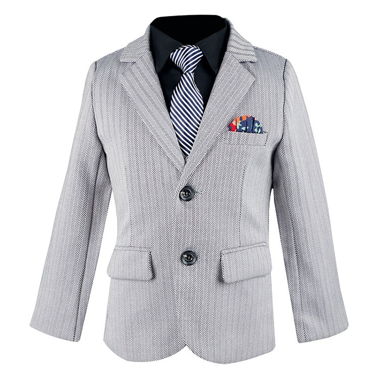 【急速出荷!】子供服 卒業式 スーツ 男の子 ゆったり セットアップ フォーマルスーツ シャツ ベスト パンツ ネクタイ ５点セット 春秋 キッズ 小学生 中学生 高校生 ジュニア スーツセット 発表