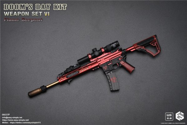 EasySimple Dooms Day Kit Weapon Set VI 06037 Flame Serpent