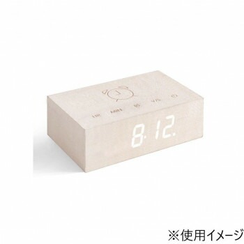 Gingko フリップクリッククロック ホワイトメープル GNK030005