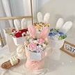人気 花束 ！母の日 花束 クリエイティブ シミュレーション ローズ ソープ ブーケ うさぎの耳 花を持っている ガールフレンドへのロマンチックなギフト卒業式 友人へのプレゼント 誕生日プレゼント