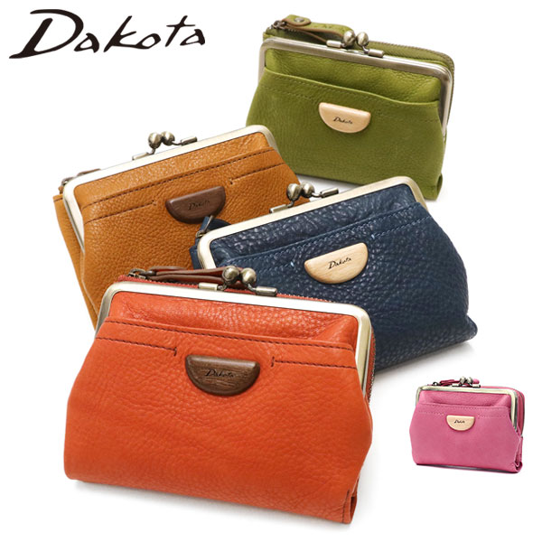 ダコタ限定ノベルティ付 財布 二つ折り がま口 レディース 二つ折り財布 ブランド かわいい 本革 小銭入れあり ミニウォレット おしゃれ プレゼント レザー コンパクト カード アーブル 31361