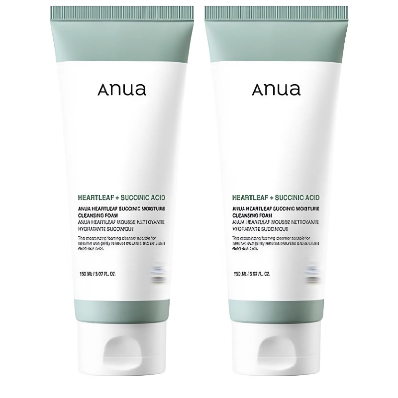 [韓国で大人気]ドクダミ サクシニック モイスチャー クレンジングフォーム 150ml+150ml