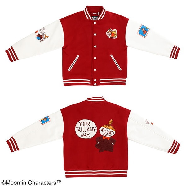 1425035100 MOOMIN ムーミン ワッペンリトルミイ スタジャン(L)