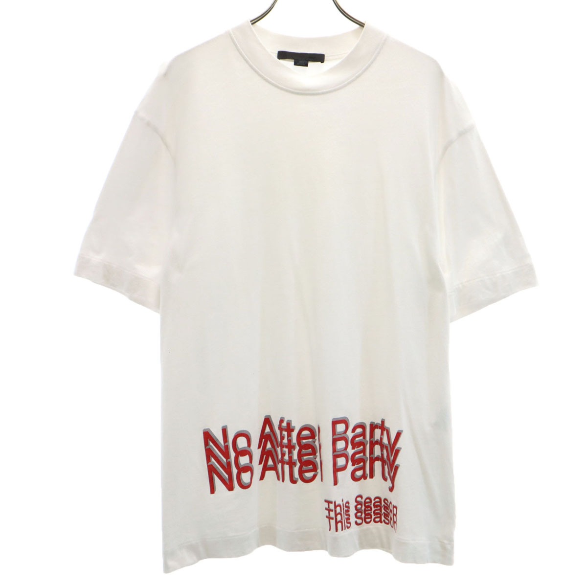 イタリア製 半袖 Tシャツ M ホワイト メンズ 古着