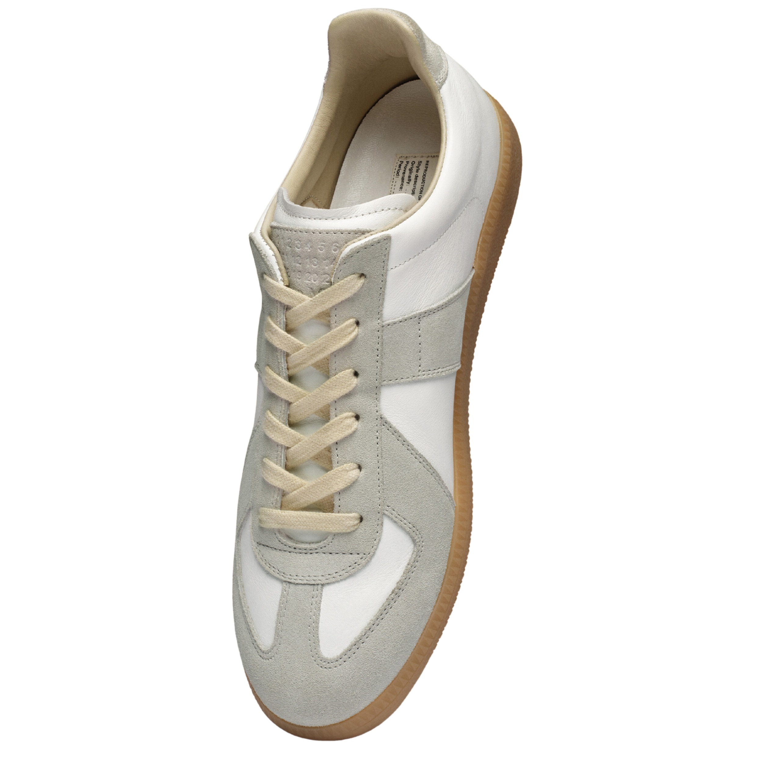 正規品 レディース レプリカ スニーカー ホワイト S58WS0109P1895T1016 レザー素材 ナンバリングロゴ 韓国ファッション