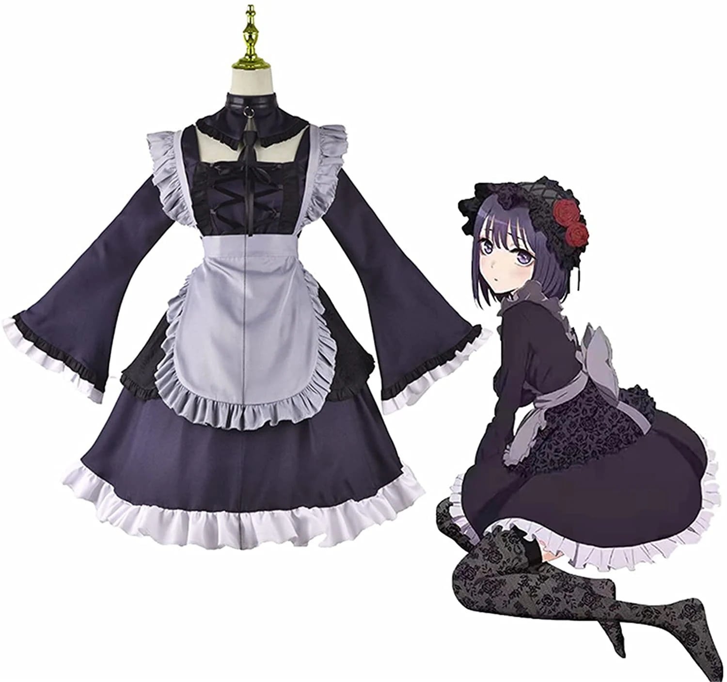 川海夢黒江 コスプ 衣装 着せ恋くろえしずく雫たん コスプレ メード服 コスチューム アニメ 祭り