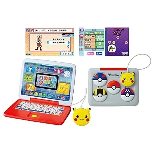 『 ポケットモンスター ポケモン ピカッとアカデミー マウスでゲットパソコン 』 ポケモン パソコン 知育 4歳以上 玩具安全基準合格 STマーク認証