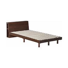 宮武製作所 BED-T971 BR ブラウン Nokka(ノッカ) 木製すのこベッド S メーカー直送|ベッド・マットレス