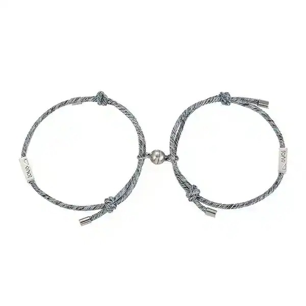 【10点セット】ペアアクセサリー ペアブレスレット ブレスレット ブレス マグネット 磁石 カップル 男女兼用1190