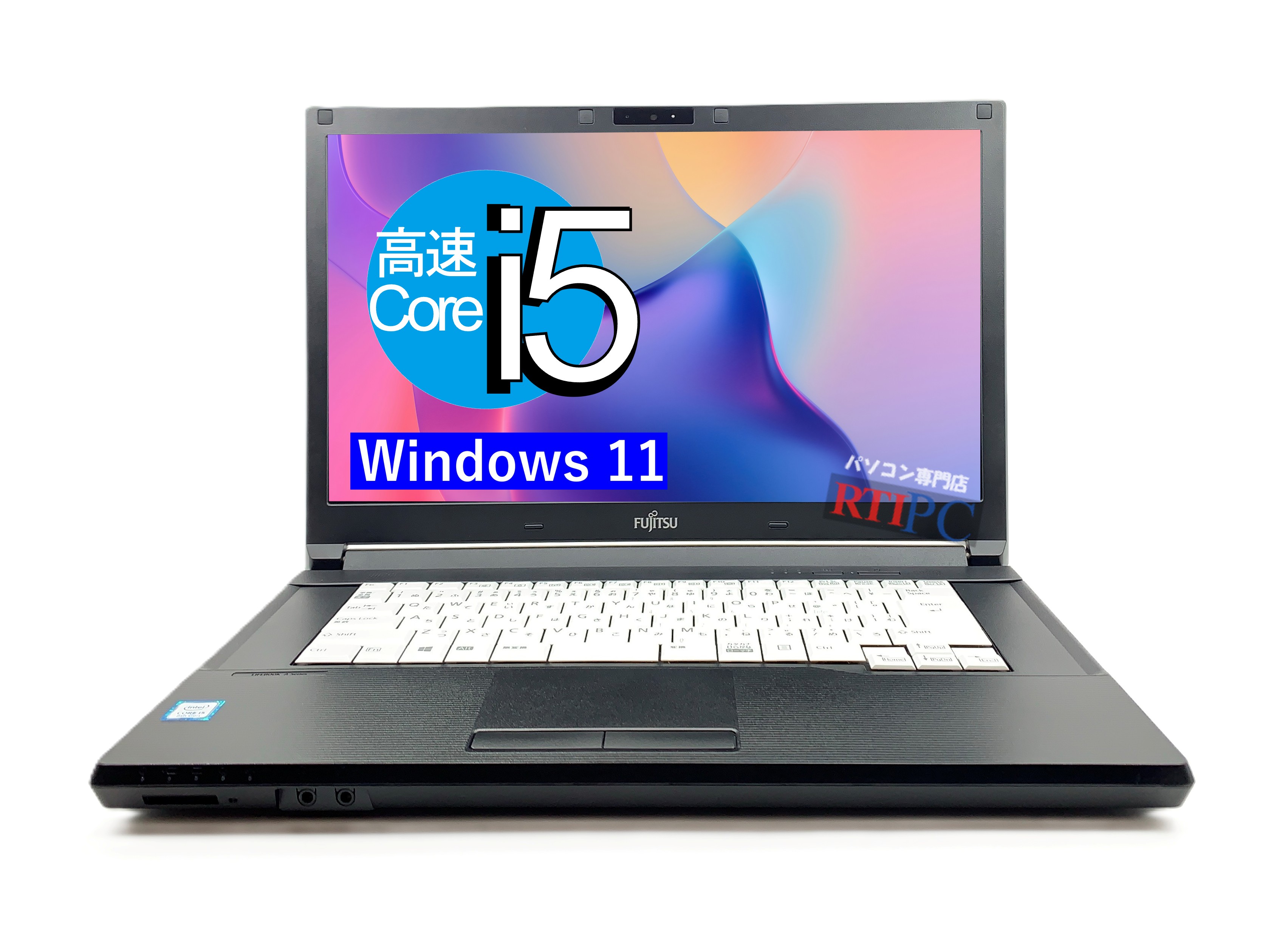 MSオフイス 2024, Windows 11, 中古ノートパソコン【A748/S】Core i5 -8350U, カメラ, WIFI HDMI, 8GBメモリ, SSD256GB 15.6 型