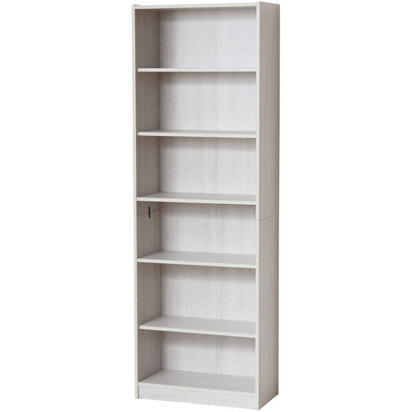 らくらく組立文庫本棚W600 ホワイト 25504 メーカー直送