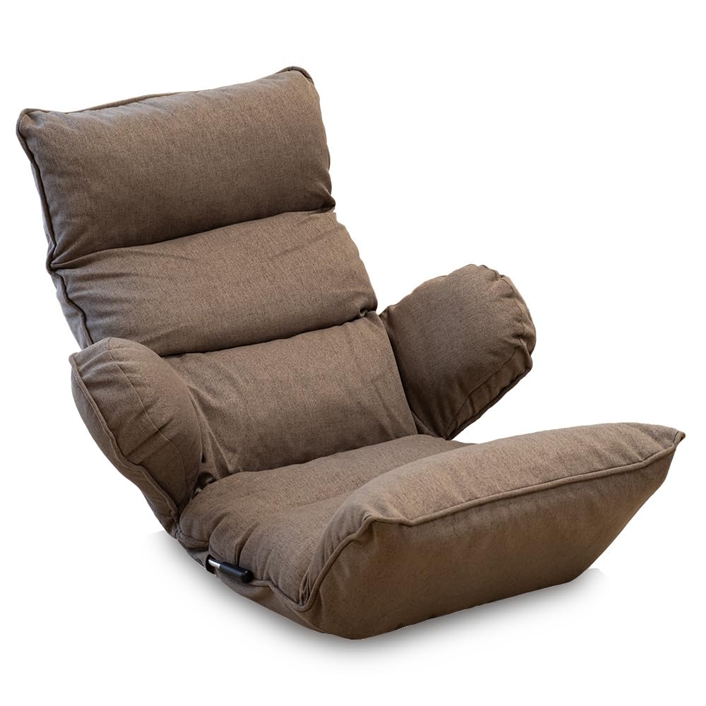 ハグする座椅子 ハイバック 姿勢サポート 首が楽［ 14段階 リクライニング/ヘッドレスト/バックレスト/アームレスト ］ 座椅子 一人掛け 在宅 ソファ おしゃれ ゲーム 姿勢改善【3色選択可能】