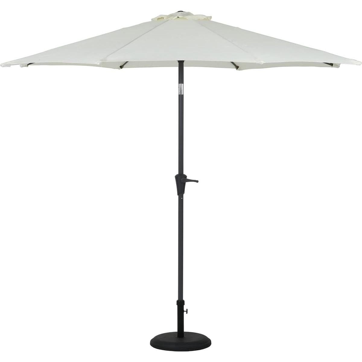 【I】不二貿易 アルミ ガーデン パラソル アイボリー 270cm 85185 チルト機能 ガーデン 庭 ベース別売