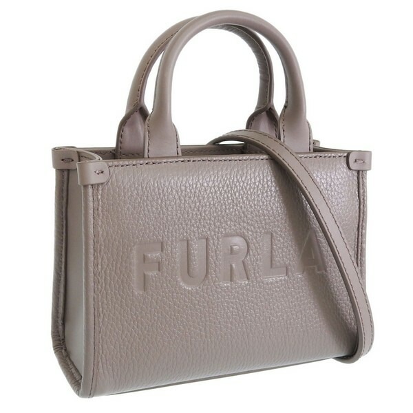 フルラ バッグ レディース ショルダーバッグ トートバッグ 2WAY アウトレット マイクロバッグ 小さめ ミニ コンパクト レザー グレー NIOBE-TOTE MICRO BAG WE00536B