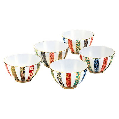 三色地紋 小鉢 9.5×5.5cm 5 個セット 32,175円