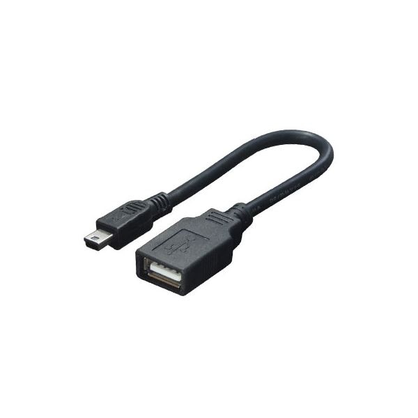 （まとめ）変換名人 miniUSB HOSTケーブル USB-M5H／CA20(×20セット)