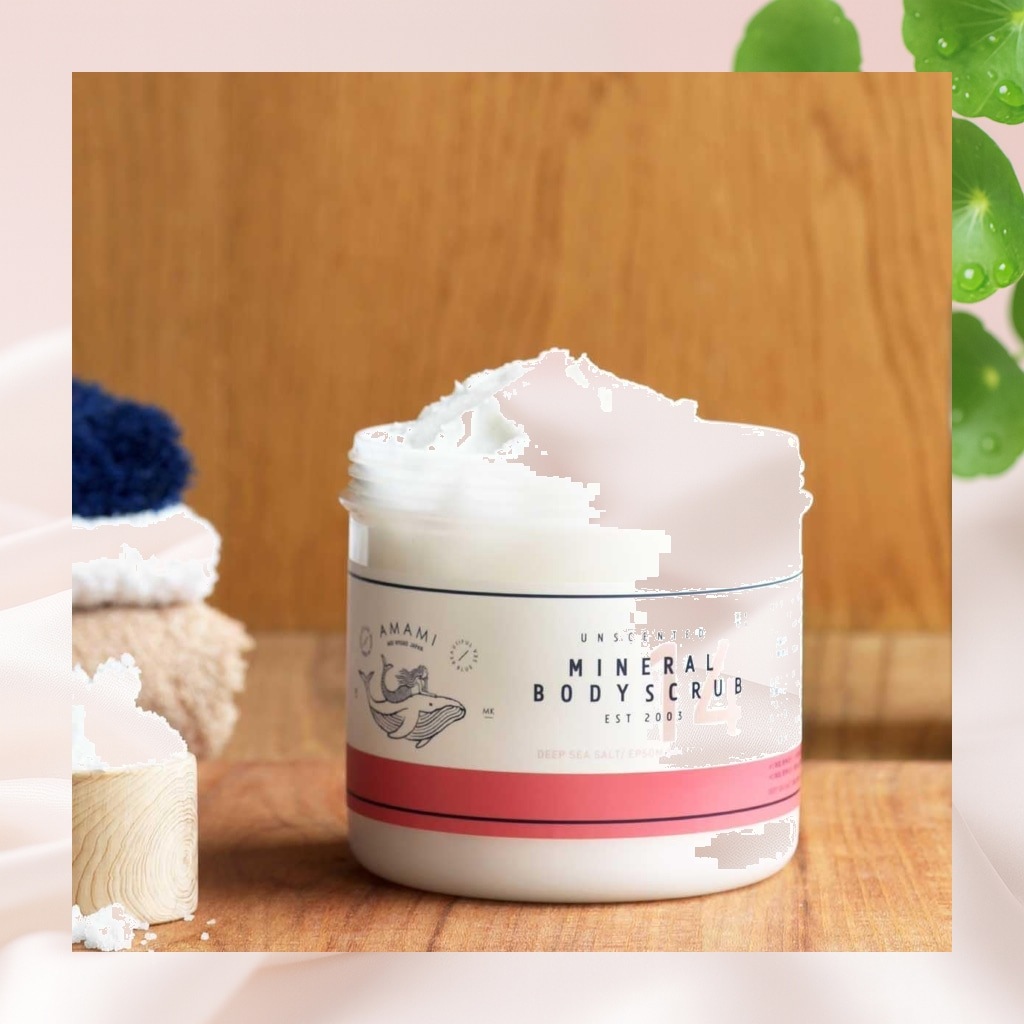 アコール ボディスクラブ AMAMI ミネラルボディスクラブ 360g マグネシウム美容 スクラブ 塩マッサージ 角質ケア ソルティスクラブ 無添加 無香料 AMAMI式