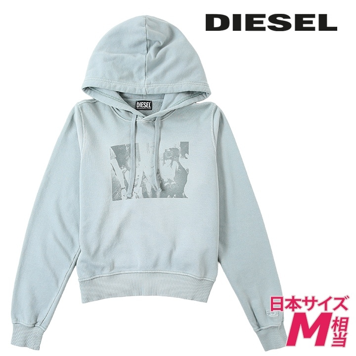 スウェットパーカー レディース F-REGGY-HOOD-G5 グラフィックプリント オーバルDワンポイント刺繍 die-l-t-g4-2d6