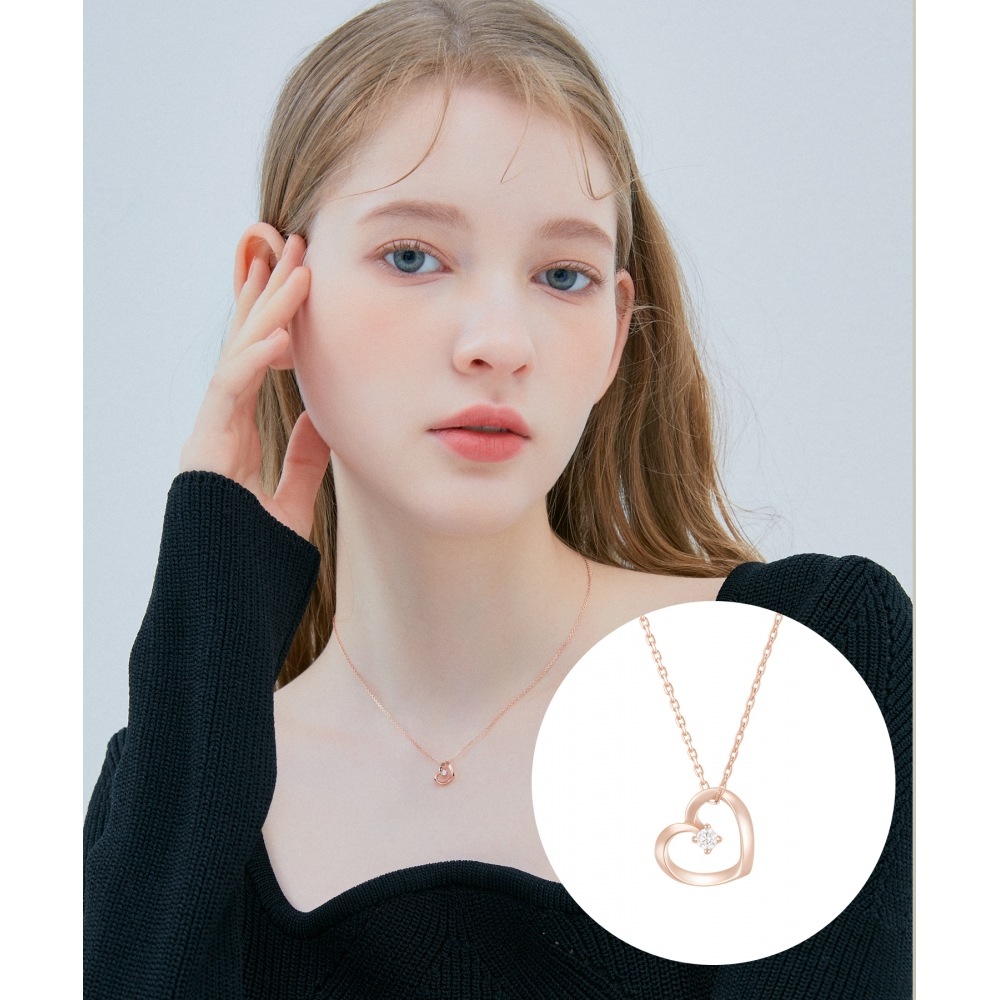 ジェスティーナララ J ハートネックレス (JLJNQ1BF345SR420)