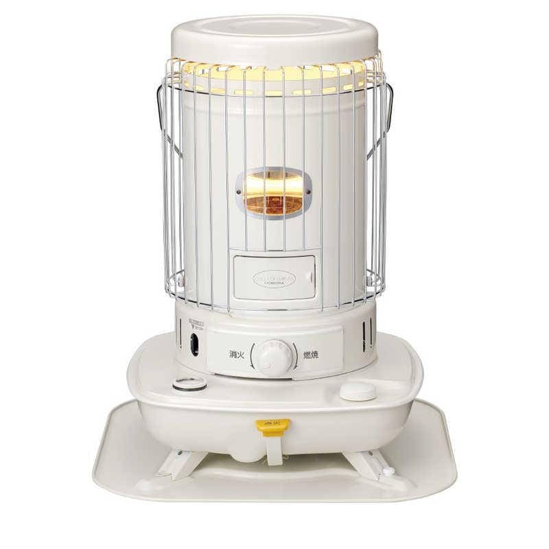 石油ストーブ 灯油 対流式 暖房機器 コロナ 木造13畳 最大18畳 電源不要 タンク一体式 遠赤外線 SL-5125-W ホワイト