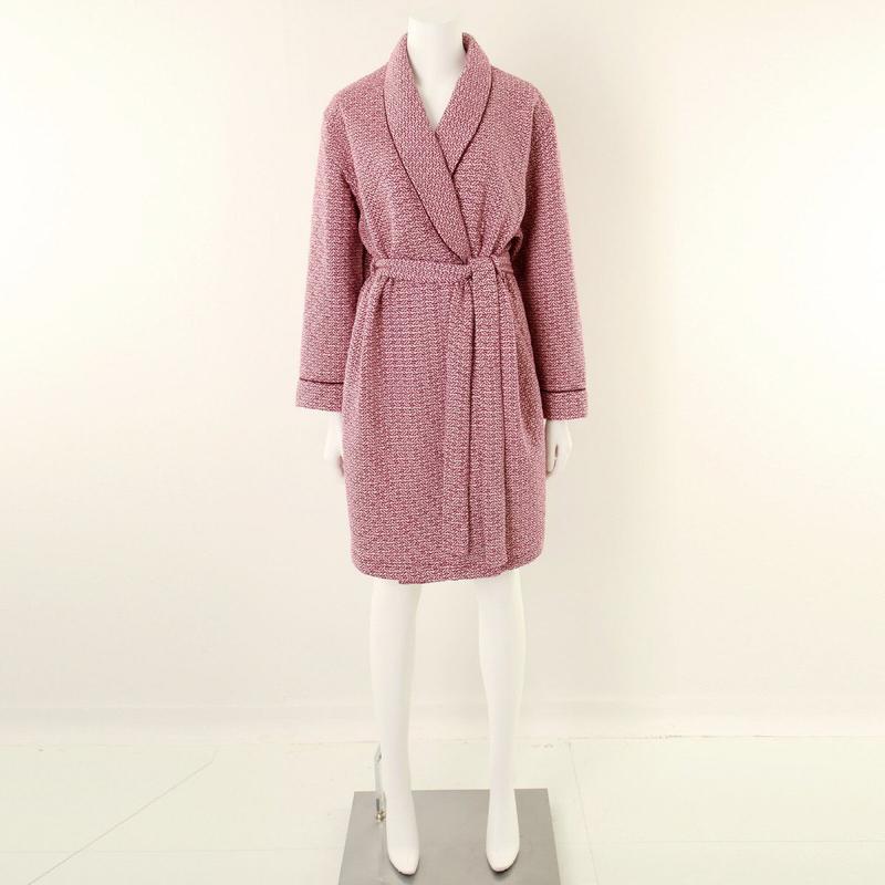 三重ガーゼジャカード女性ローブガウン (WRB5082W)