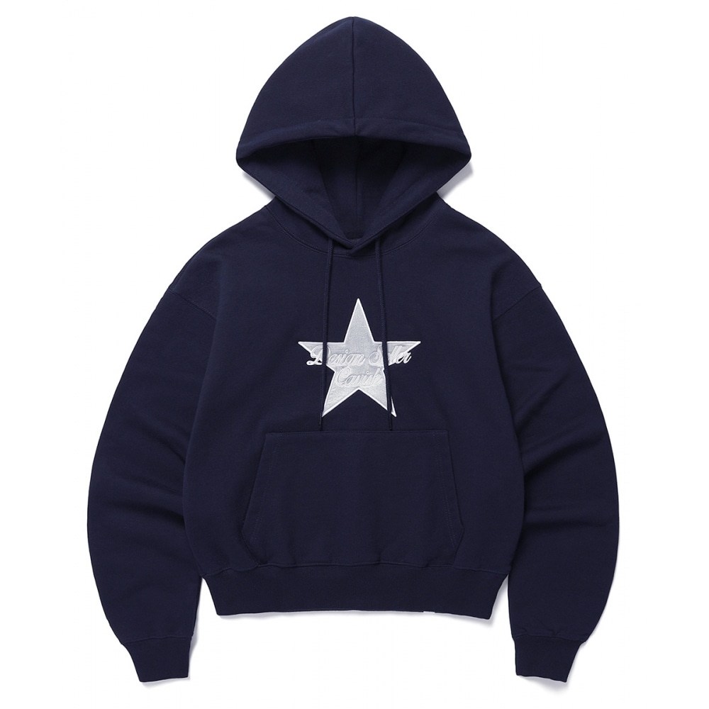 キャビッシュ W スターロゴクロップドパーカーネイビー (CV2CFFM401A)