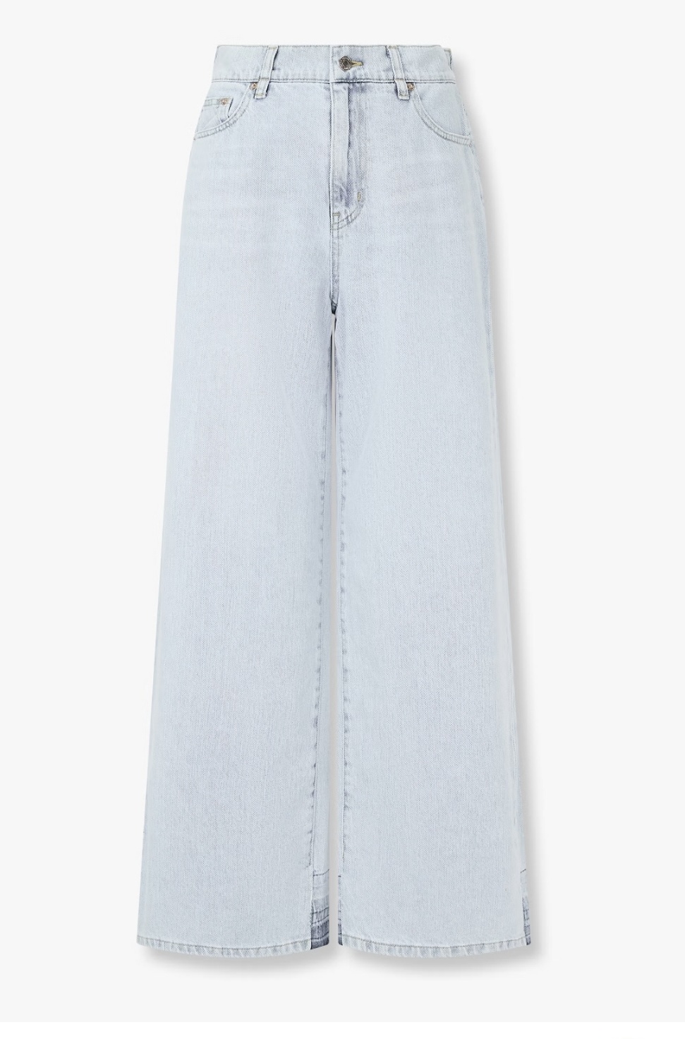 バックエッジ·セミワイド·デニムパンツ