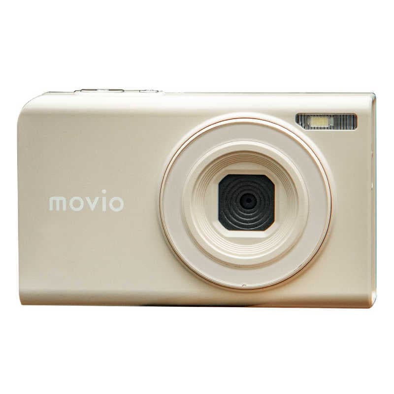ナガオカ　オートフォーカス搭載 デジタルカメラ MOVIO ベージュ　MAF500BE