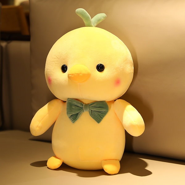 Qoo10] かわいい黄の鶏ぬいぐるみひよこ人形スーパ