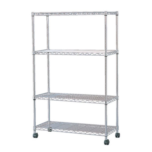 アイリスオーヤマ MTO-8012C メタルミニ（4段・80cm幅）奥行35cm 高さ126cm ポール径19mm MTO8012C