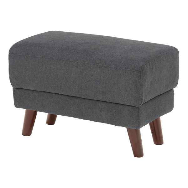 オットマン 約 幅60×奥行35×高さ31/42cmダークグレー ブライトOT-DGY