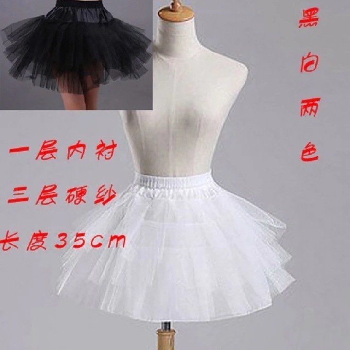 暴力cosメイド服lolita蓬蓬蓬スカート短い日常無骨スカートスカート短いウェディングドレススカート