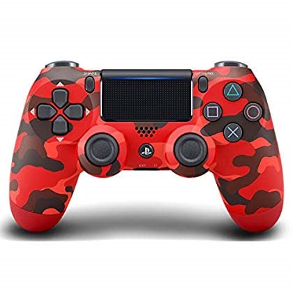 ワイヤレスコントローラー(DUALSHOCK 4) レッドカモフラージュ