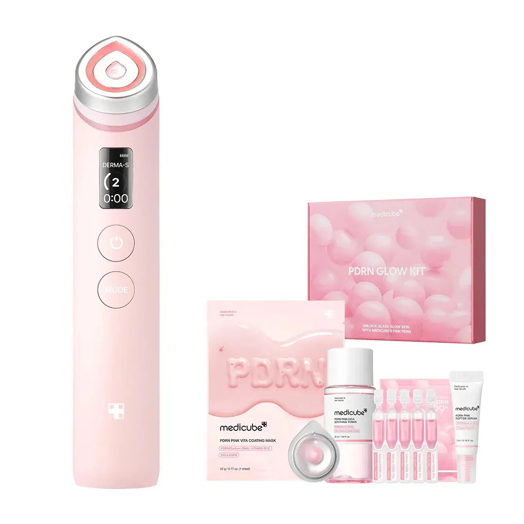 medicube AGE-R ブースタープロ ひかるコラボセット ピンク Qoo10] メディキューブ 【1日5分エステ級ケア】 AGE-Rブー