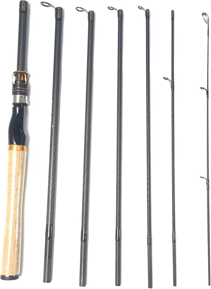 9ft 2.7m スピニングパックロッド 7ピース L スピニングロッド シーバスロッド アジングロッド(9ft(2.7m)スピニングパックロッド7ピース(L), 9ft(2.7m))