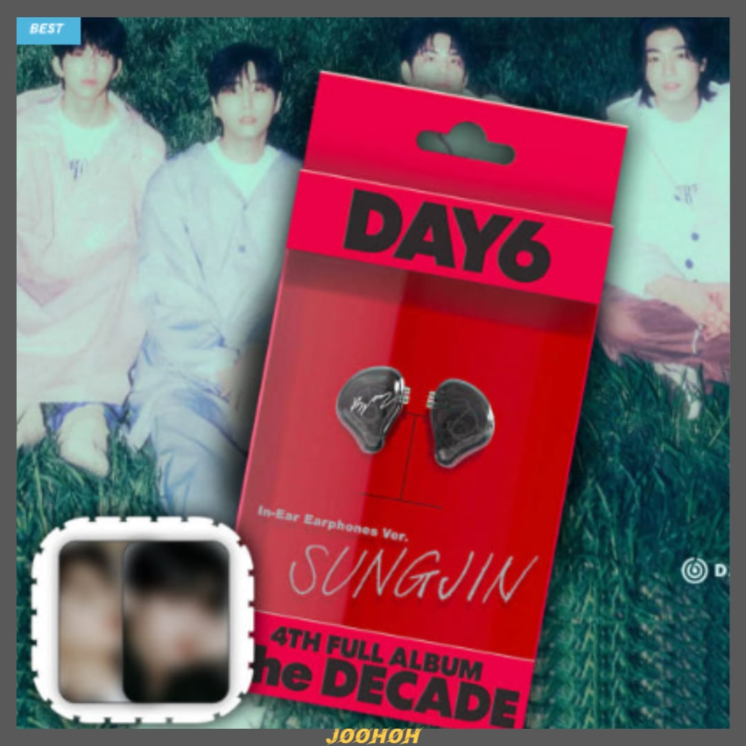 [デイシックス グッズ] DAY6 正規4集 The DECADE インイヤーイヤホン 4種の中からランダム+特典2枚