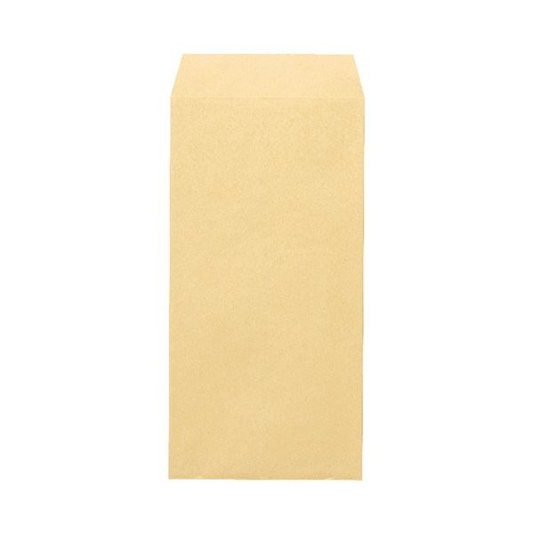 (まとめ) ピース 再生クラフト封筒(薄手タイプ) 長3 50g/m2 枠なし 480-80 1箱(1000枚) 5セット