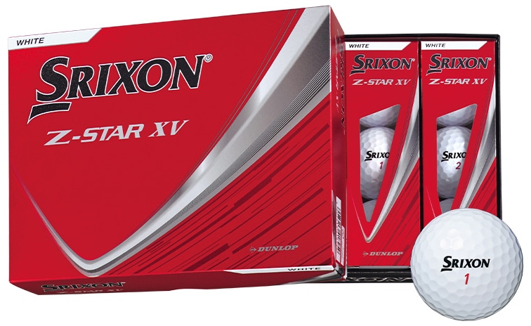 ダンロップ　スリクソン SRIXON-ZSXV9-WH-12P スリクソン Z-STAR XV 2025年モデル ゴルフボール 1ダース 12個入り（ホワイト） SRIXONZSXV9WH12P