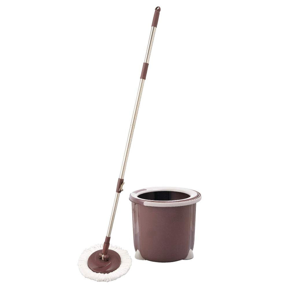 アズマ工業(Azuma Industrial) トルネード丸型セット 回転モップ 一層式洗浄バケツ フローリング掃除 タイル掃除 床掃除 拭き幅約26cm モップ全長約108~130cm TSM545