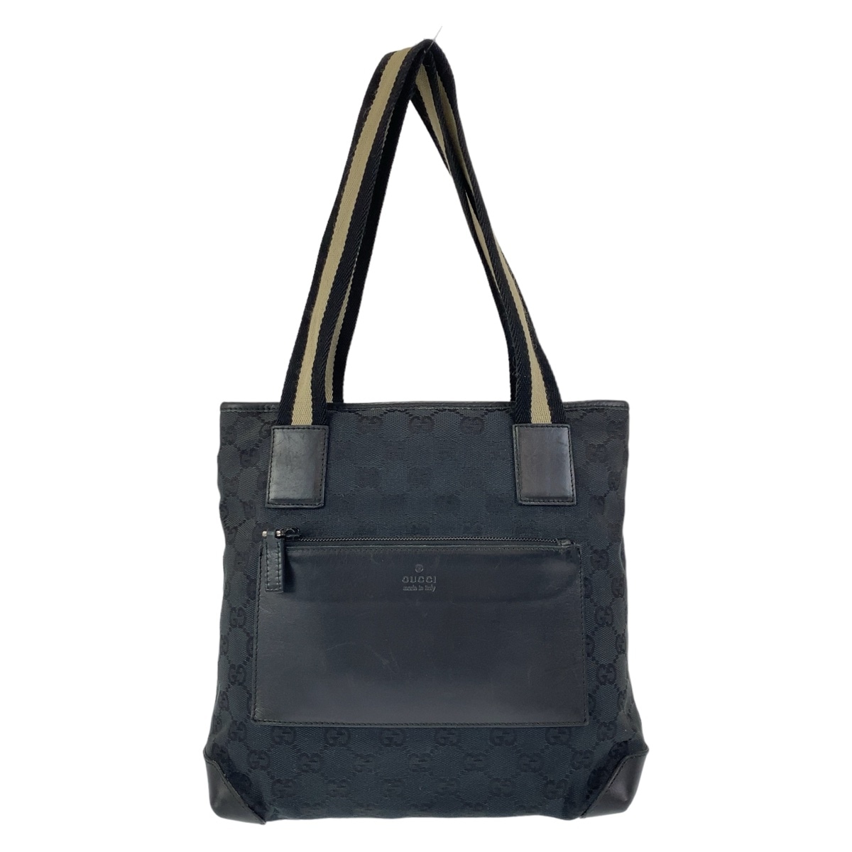GG柄 ブラック シルバー金具 GGキャンバス/レザー 019 0402 トートバッグ ショルダーバッグ レディース 407197