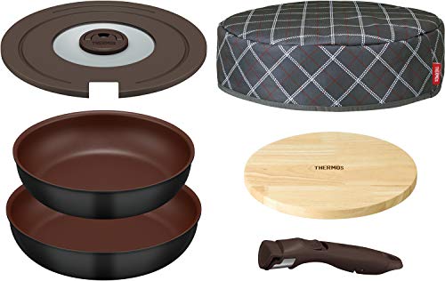 サーモス 取っ手のとれるフライパン ブラック 6点セット IH対応 KFA-SET6 BK 12,383円