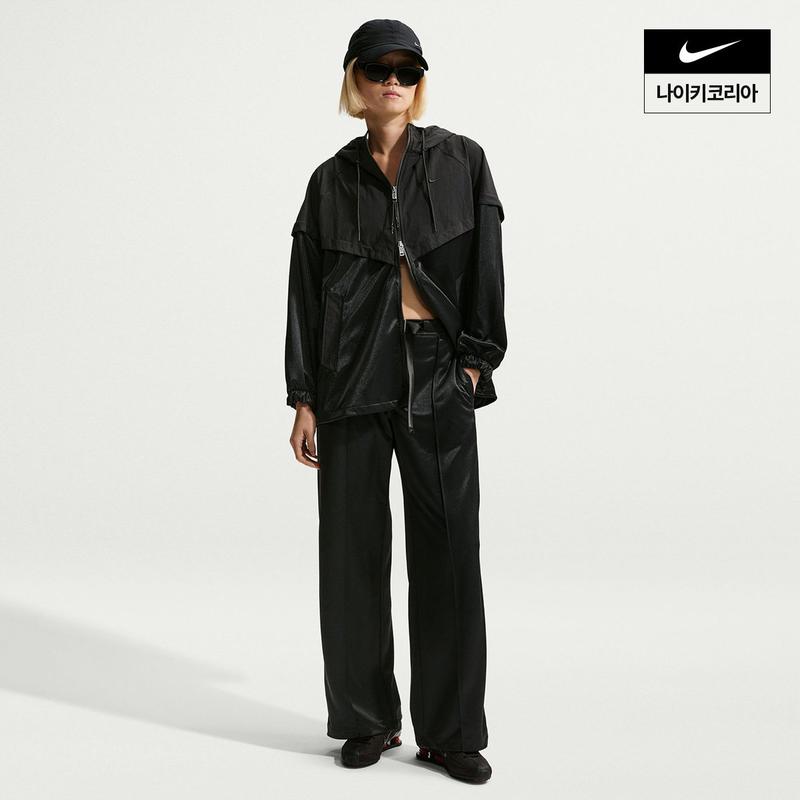 ウーマンズ スポーツウェア ルーズフィット ミッドベルト ピンタック パンツ IF0273-010