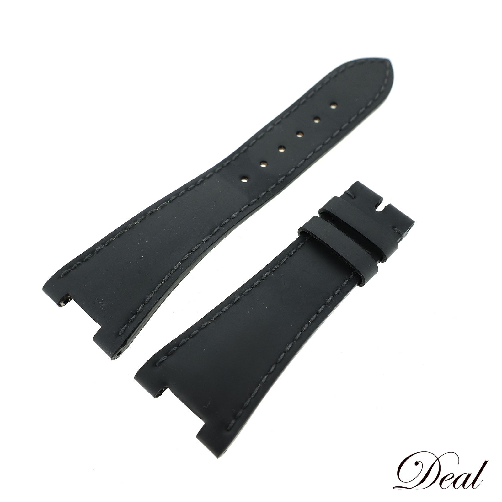 未使用 保管品 パテックフィリップ 純正 ラバーベルト 黒 ブラック メンズ 時計ベルト