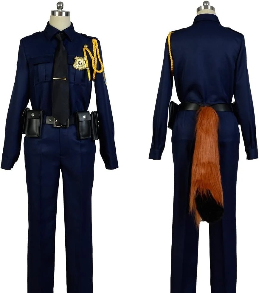 コスプレ衣ニックワイルドコスプレ警察服衣NickWildeコスプレグッズ制服イベントパーティー変演出服クリスマスパーティー